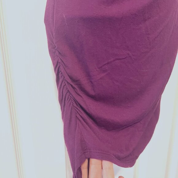 Bluheaven-Women's Med. Ruching Sides Pull On Embroidered Back/Cowl Neck-Cut out - Picture 12 of 15